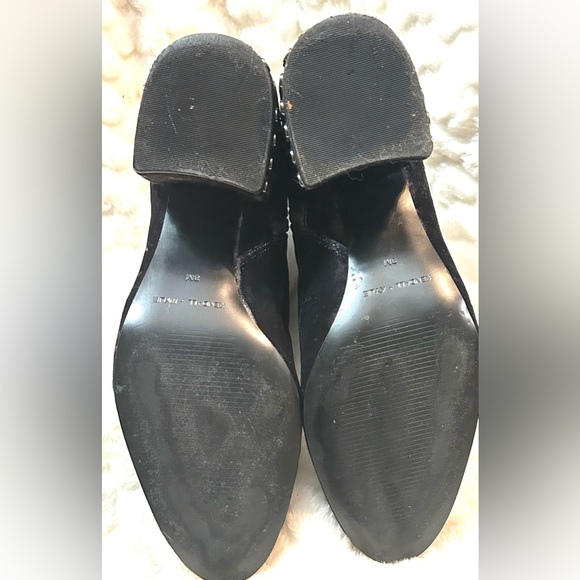 KENDALL + KYLIE Womens Blythe2 Velvet Chunky
Ankle Boots, Grey, Size 8 M - Picture 10 of 11